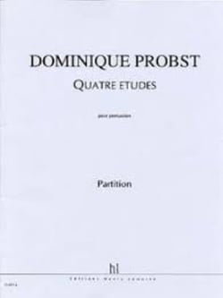 4 Études - partition percussion