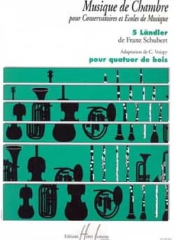 5 Ländler - partition quatuor de bois