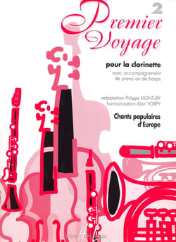 Premier Voyage Vol.2 (Chants populaires d'Europe) - partition clarinette et piano