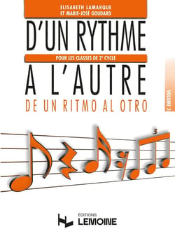 D'un rythme à l'autre Vol.3 - partition formation musicale