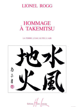 Hommage à Takemitsu - partition orgue