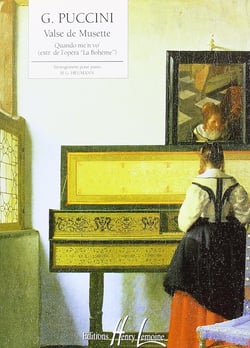 La Bohème : Valse de Musette (Quando me'n vo') - partition Piano