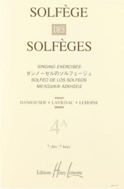 Solfège des Solfèges Vol.4A (sans accompagnement) - méthode Solfège