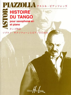Histoire du Tango - partition saxophone sib