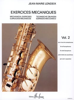 Exercices mécaniques Vol.2 - partition saxophone
