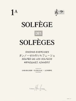 Solfège des Solfèges Vol. 1A avec accompagnement - méthode Solfège