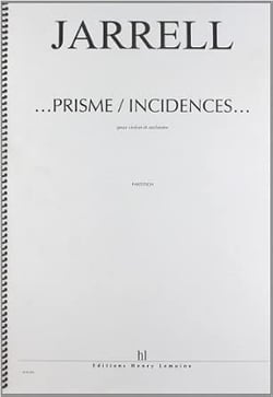 prisme / incidences - violon et orchestre - partition violon