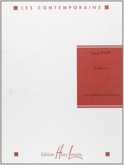 Tableaux - partition trombone et percussion