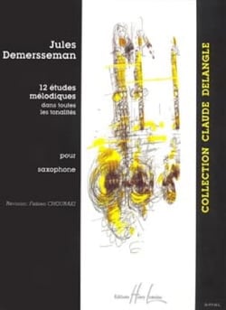 12 Études mélodiques - partition saxophone