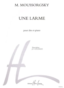 Une larme - partition Piano