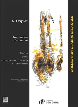 Impressions d'automne - partition saxophone MIB