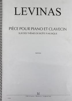 Piece pour piano et clavecin --- piano et clavecin