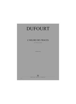 L'Heure des Traces - partition orchestre