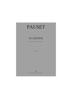 8 Canons - partition hautbois