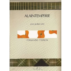 Alaintempérie - partition guitare