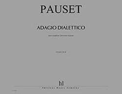 Adagio dialettico - partition saxophone, percussion