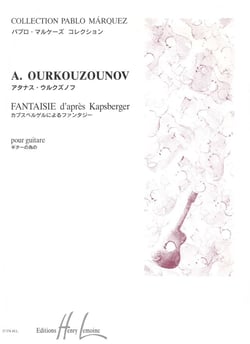 Fantaisie d'après Kapsberger - partition guitare