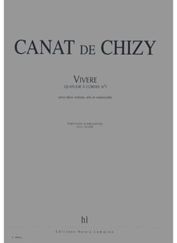 Vivere - partition quatuor à cordes