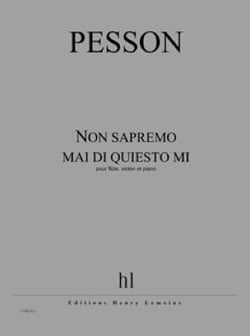 Non sapremo mai di quiesto mi - partition flûte,