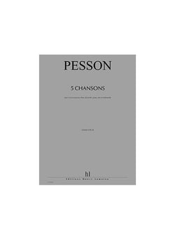 Cinq Chansons - partition mezzo soprano