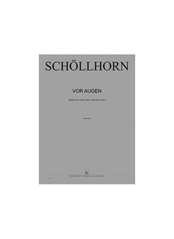 Vor Augen - partition récitant, flûte, violon