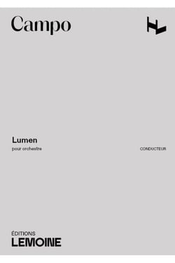 Lumen - partition orchestre