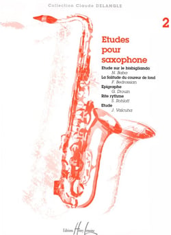 Etudes pour saxophone Vol.2 - partition saxophone