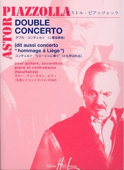 Double concerto --- guitare, accordeon, piano et contrebasse ad lib. - materiel
