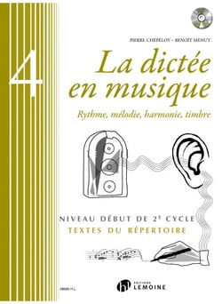 La dictée en musique Vol.4 - début du 2e cycle (+CD) (élève) -   - 2è cycle
