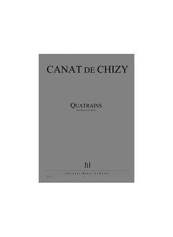Quatrains - partition voix
