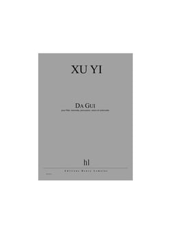 Da Gui - partition flûte, clarinette, percussion