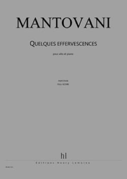 Quelques Effervescences - partition alto et piaon