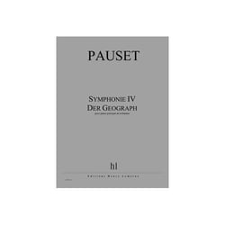 Symphonie IV – Der Geograph - partition Piano