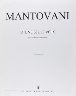D'une seule voix - partition violon et violoncelle