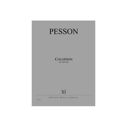 Colophon - partition violoncelle