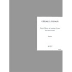 5 poèmes de Sandro Penna - partition baryton