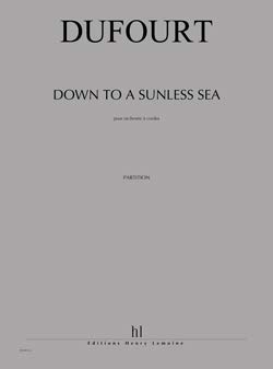 Down to a sunless sea - partition orchestre à C