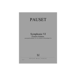 Symphonie VI – Erstarrte Schatten - partition grand orchestre