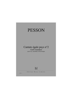 Cantate égale pays n°2 – God's Grandeur