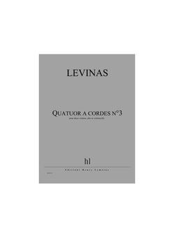 Quatuor à cordes n°3 - partition violon, alto