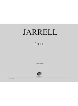 Étude pour piano - partition Piano