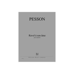 Ravel à son âme - partition orchestre