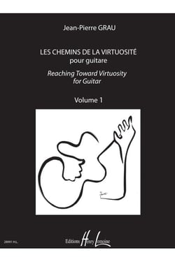 Les Chemins de la Virtuosité pour la Guitare – Volume 1 - partition guitare