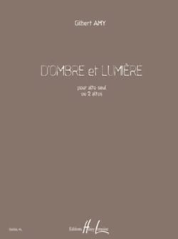 D'ombre et Lumière - partition alto