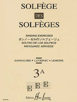 Solfège des Solfèges – Volume 3A (sans accompagnement) - méthode Solfège
