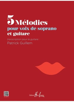 Mélodies (5) - partition SOPRANO et guitare
