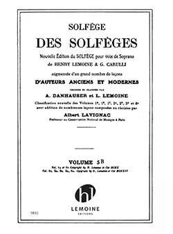 Solfège des Solfèges Vol.5B (sans accompagnement) - méthode Solfège