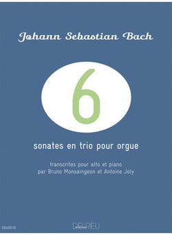 6 Sonates en trio pour orgue BWV 525-530 - partition orgue