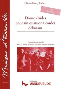12 Études pour un quatuor à cordes débutants -   - débutant