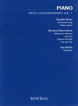Piano – Pièces Contemporaines Vol.1 - partition Piano